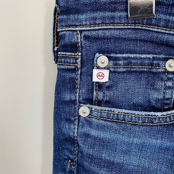 AG Adriano Goldschmied Blue Straight Leg Jeans - Picture 5 of 13